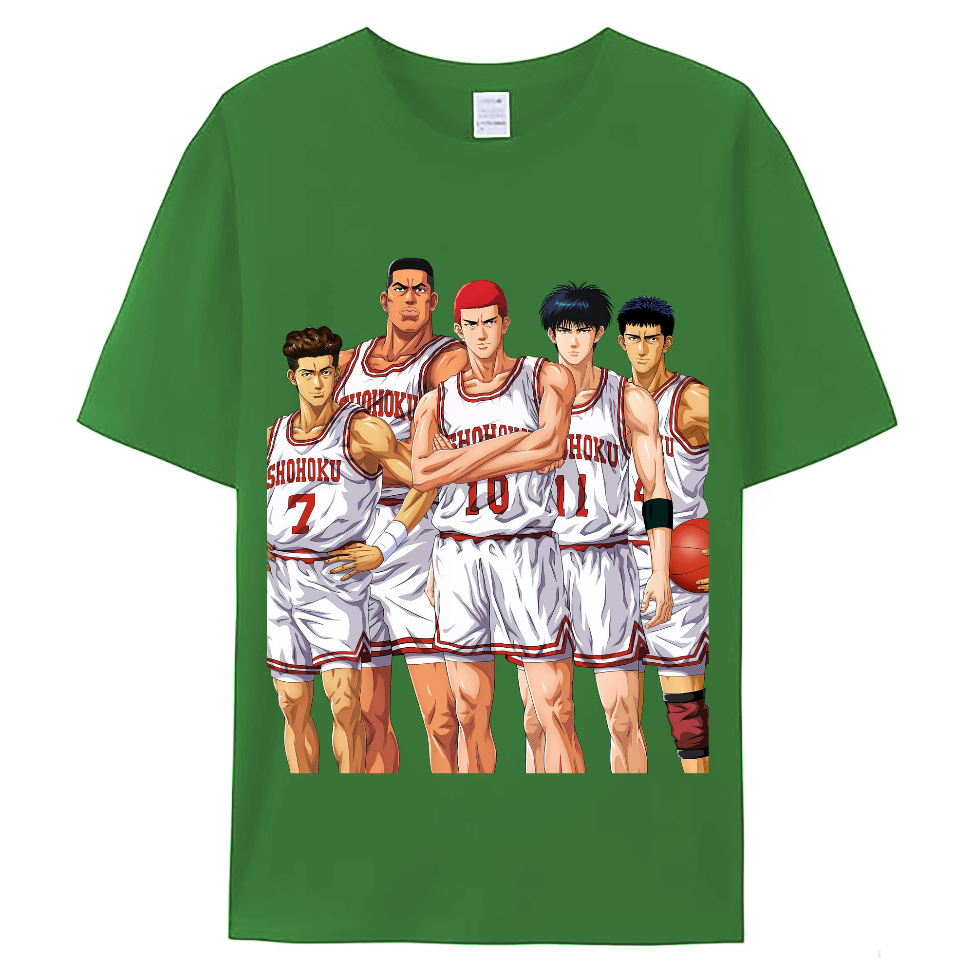 （画像用） SLAM DUNK／スラムダンク レディースカジュアルプリントTシャツ（綿100％）